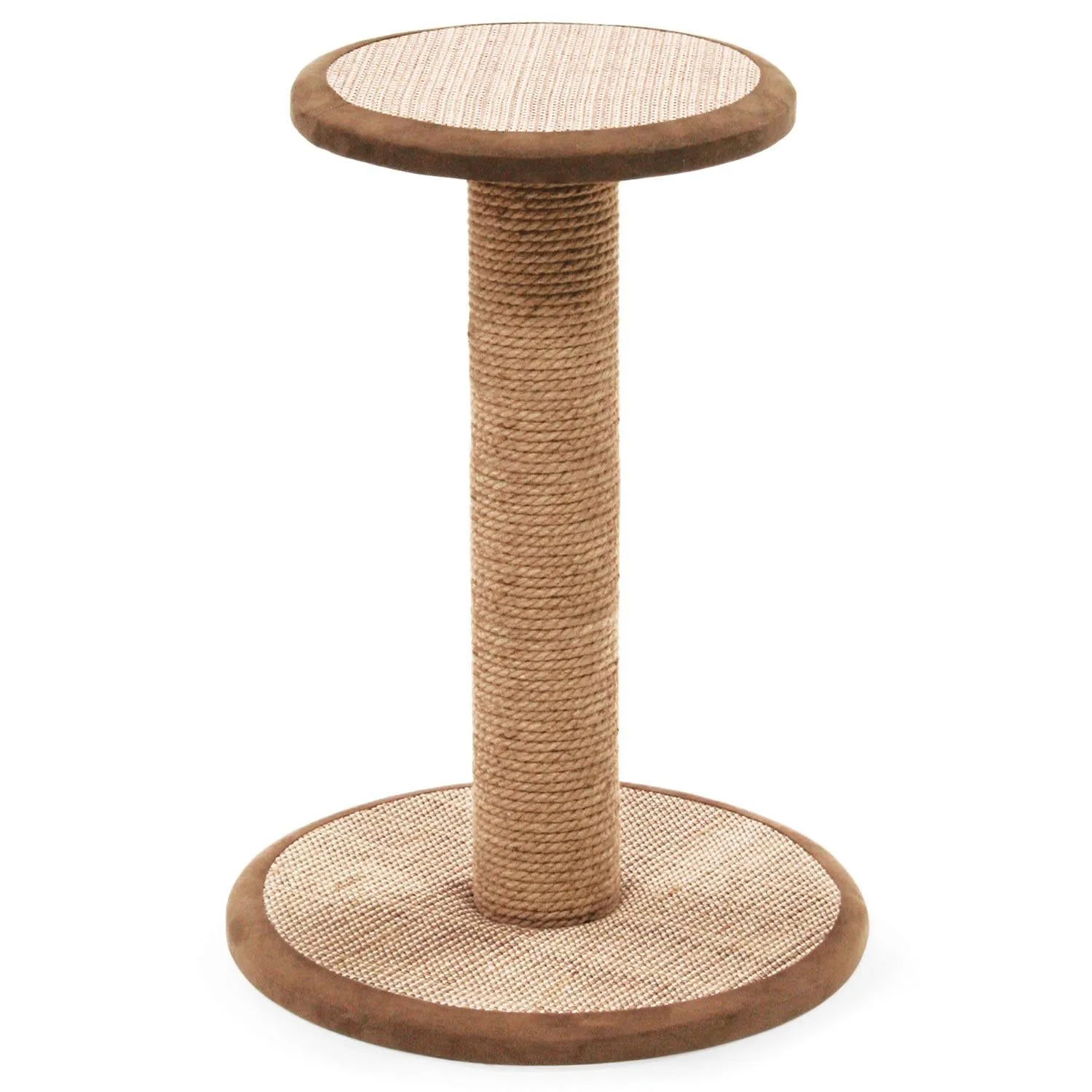 Kitty Power Paws Short Round Platform Scratching Post 21 5/8" H