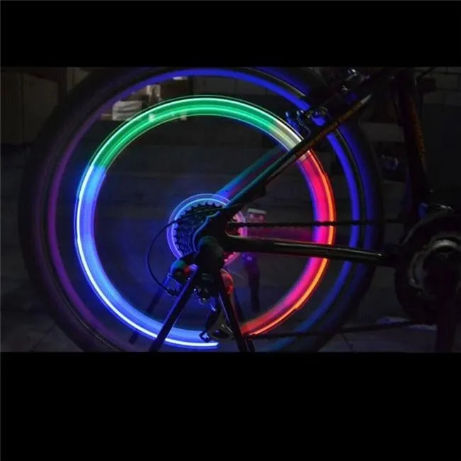 LED Tyre Lamp - Flashing Wheel for Bicycles