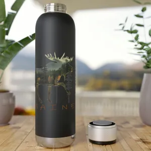 Maine Moose Souvenir | Soundwave Copper Vacuum Audio Bottle 22oz