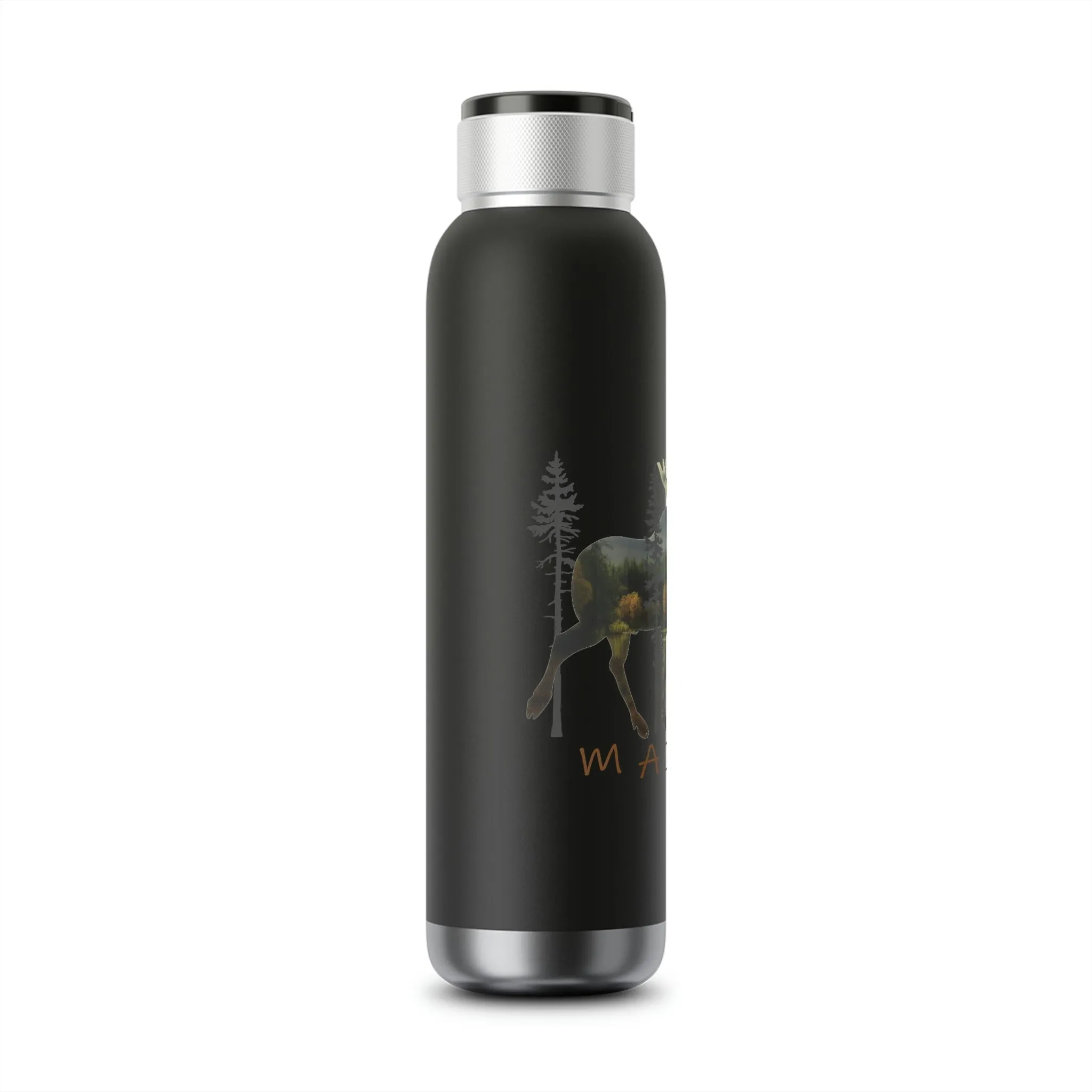 Maine Moose Souvenir | Soundwave Copper Vacuum Audio Bottle 22oz
