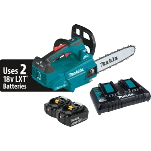 Makita XCU08PT 36V (18V X2) LXT Brushless 14" Top Handle Chain Saw Kit