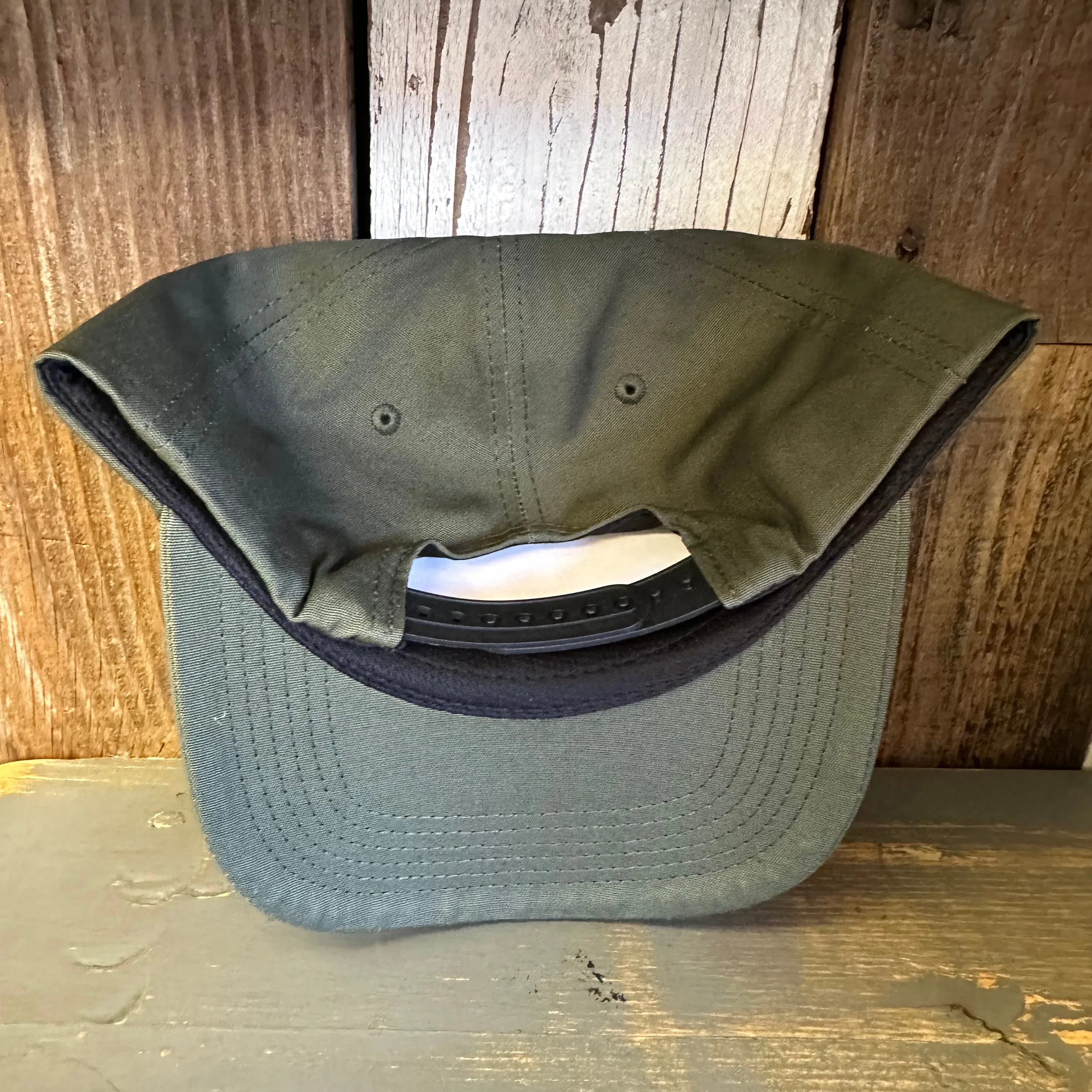 MANHATTAN BEACH PIER & ROUNDHOUSE - 5 Panel Hat - Forest Green
