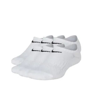 Nike Performance Cushioned No-Show Training Socks 6-Pack (Junior) - White