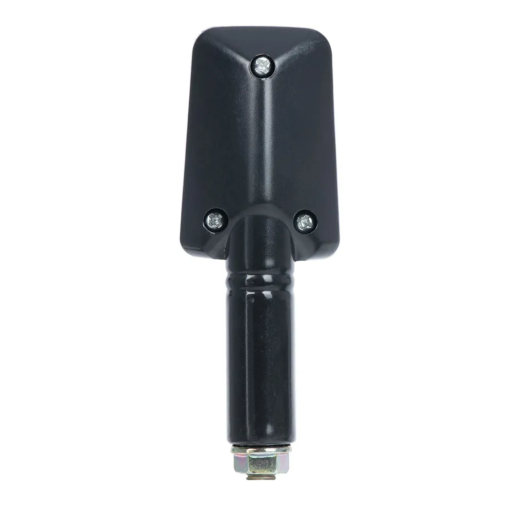 Oxford Rectangle Indicator Black Long Stem Clear Lens Motorcycle Lights