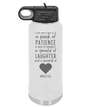 Personalized Water Bottles 32oz - Mother's Day Designs