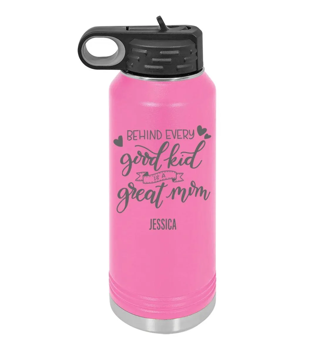 Personalized Water Bottles 32oz - Mother's Day Designs