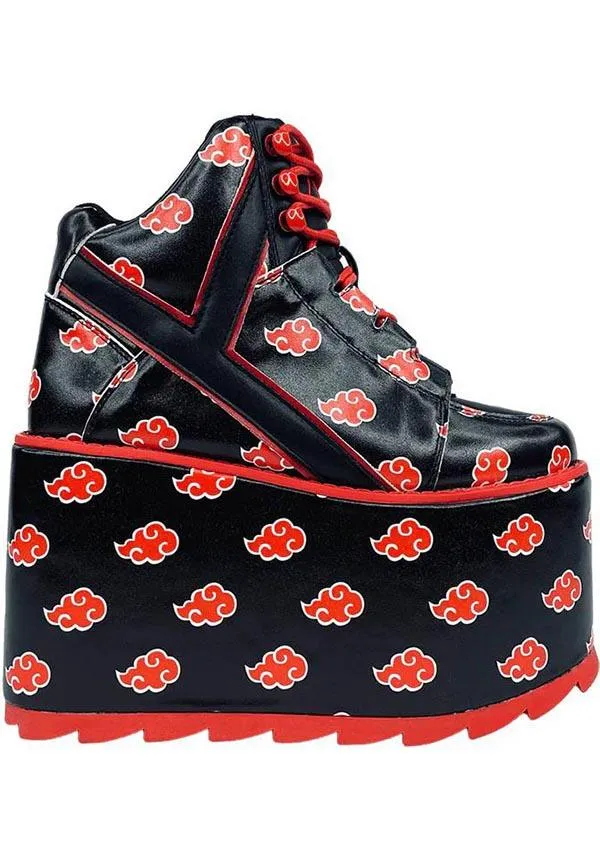 Qozmo Akatsuki [Black/Red] | PLATFORMS