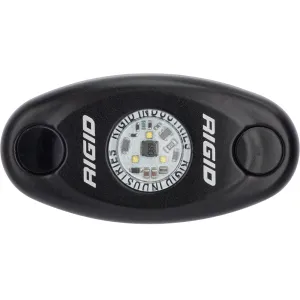 RIGID Industries A-Series Black Low Power LED Light - Single - Amber [480343]