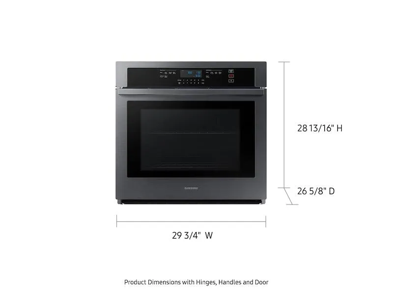 Samsung NV51T5511SG 30" Smart Single Wall Oven in Black Stainless Steel