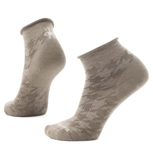 Smartwool Everyday Lifestyle Hounds Tooth Ankle Socks Color: Fossil