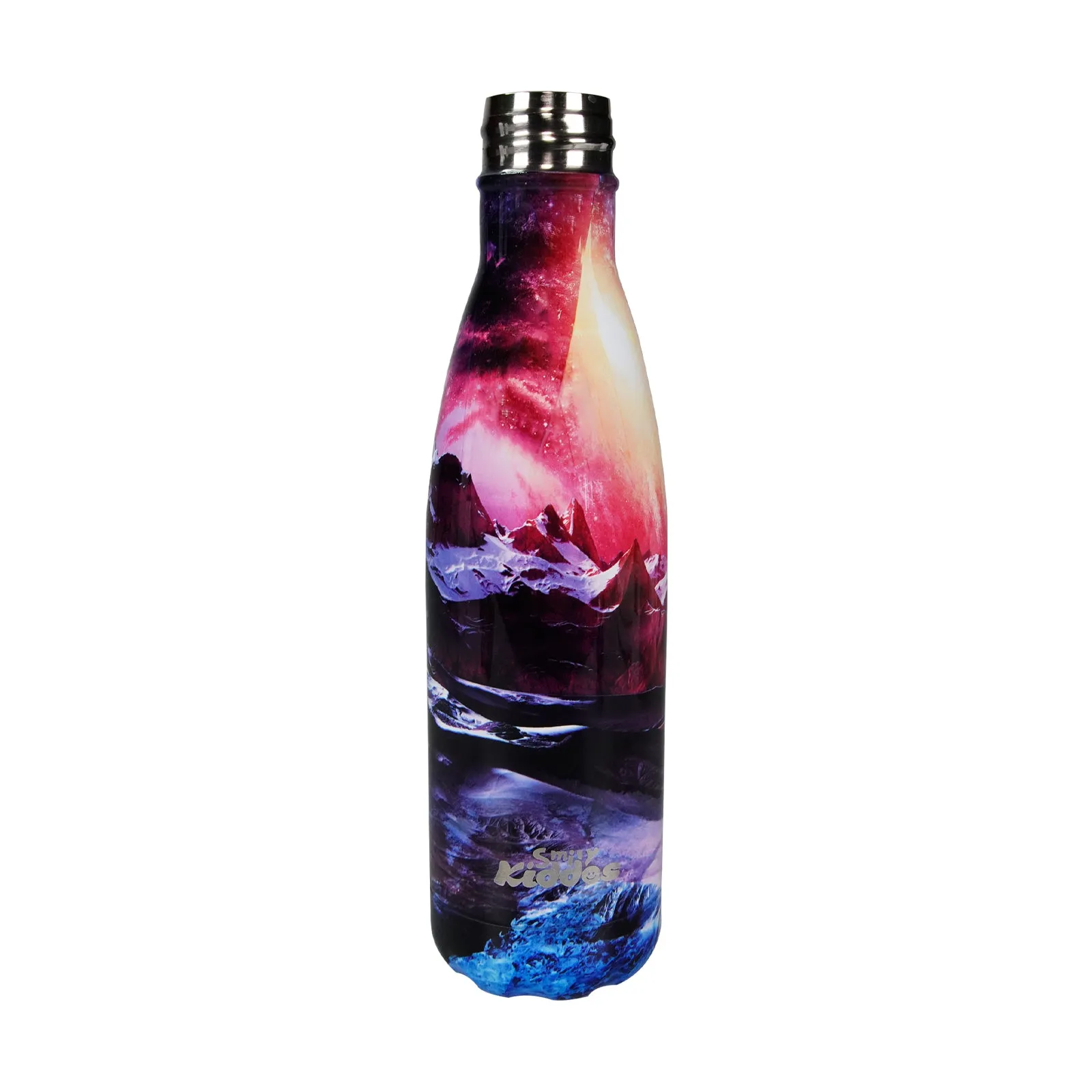 Smily Kiddos 500 ML Stainless Steel  Water Bottle Mountain Theme