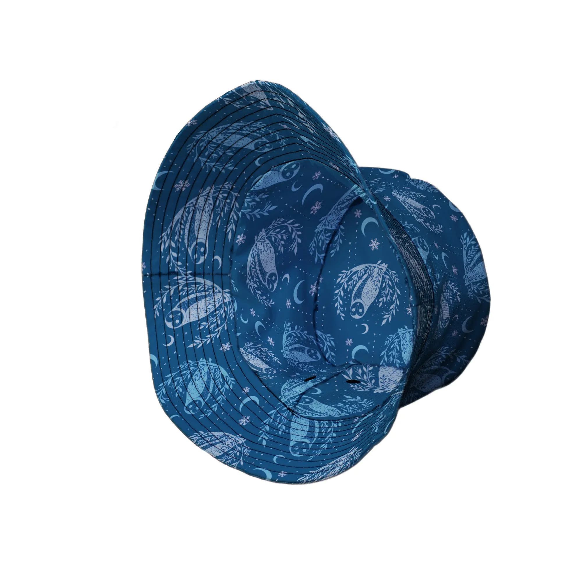 Snow Owl Night Flight Bucket Hat