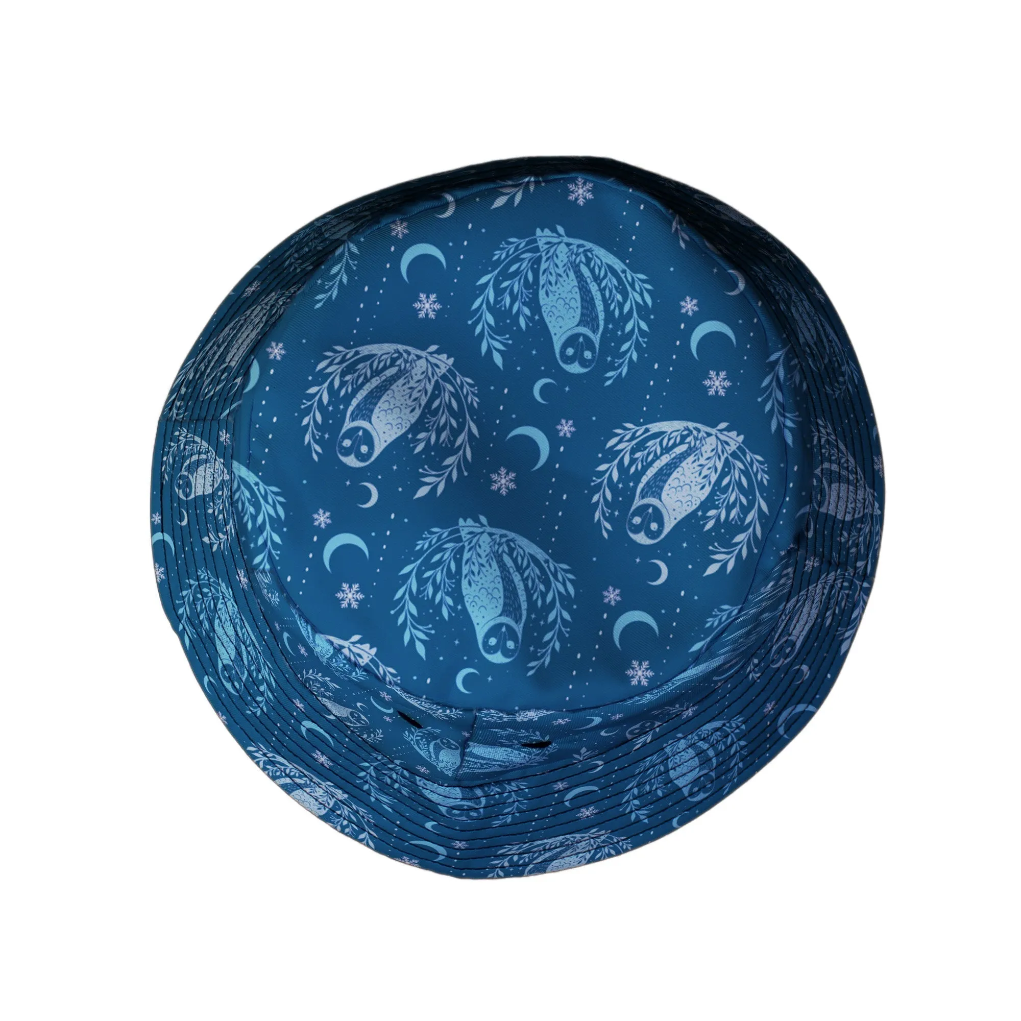 Snow Owl Night Flight Bucket Hat