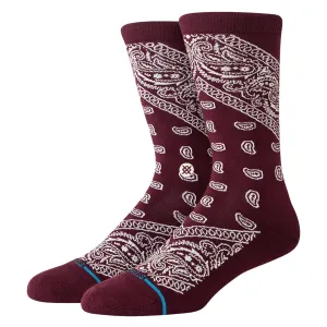 Stance Barrio Crew Socks - Wine
