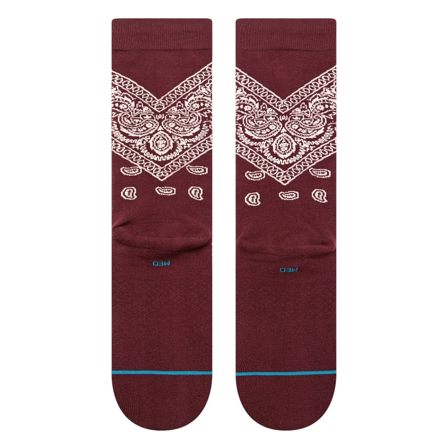 Stance Barrio Crew Socks - Wine