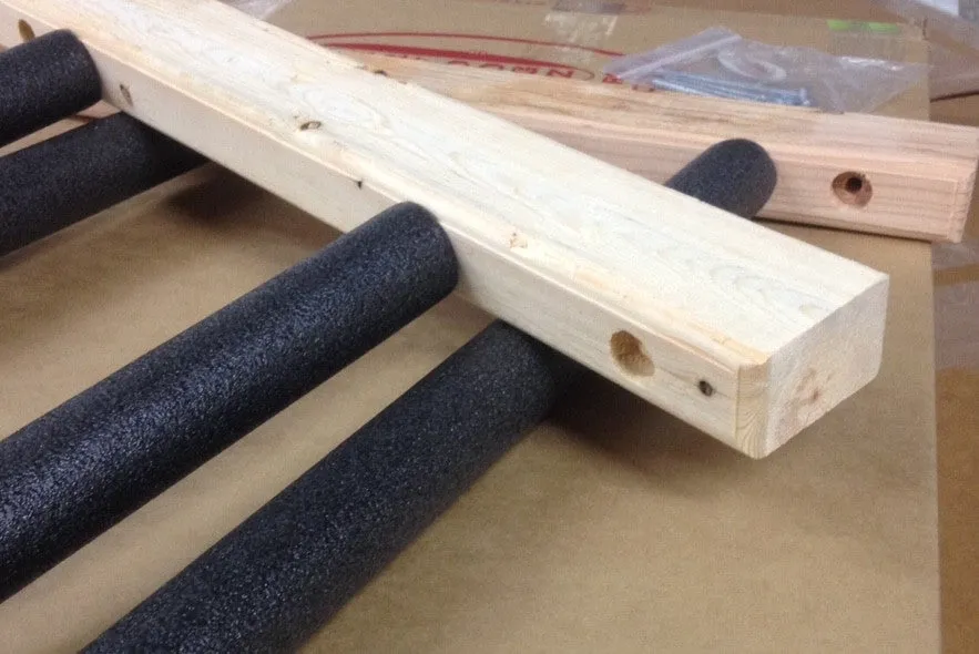 SUP Wall Rack - Triple Wooden Rough 'n' Ready