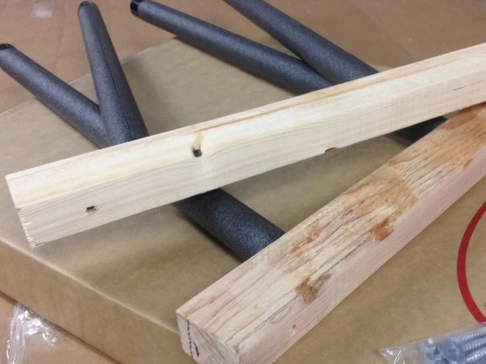 SUP Wall Rack - Triple Wooden Rough 'n' Ready