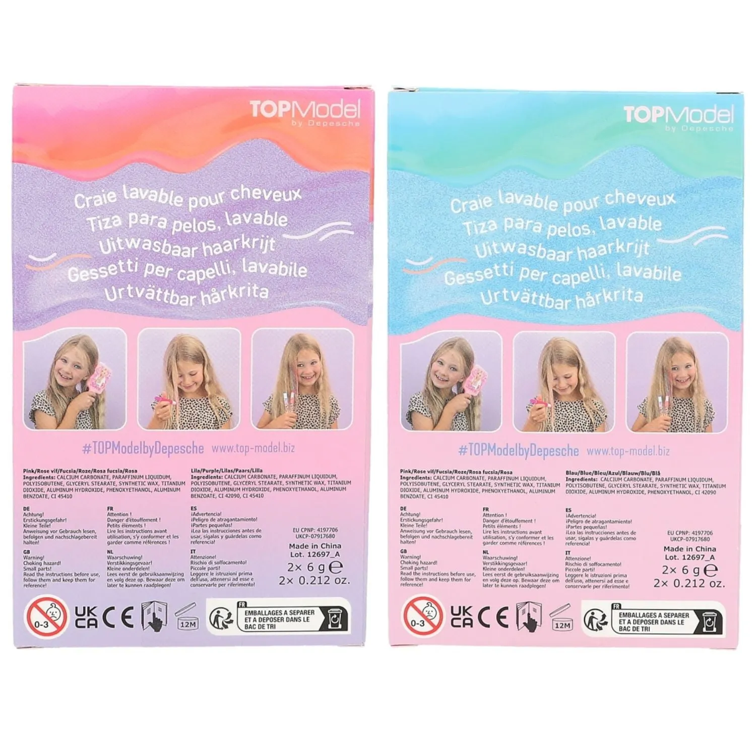 TOPModel Hair Chalk Set BEAUTY and ME