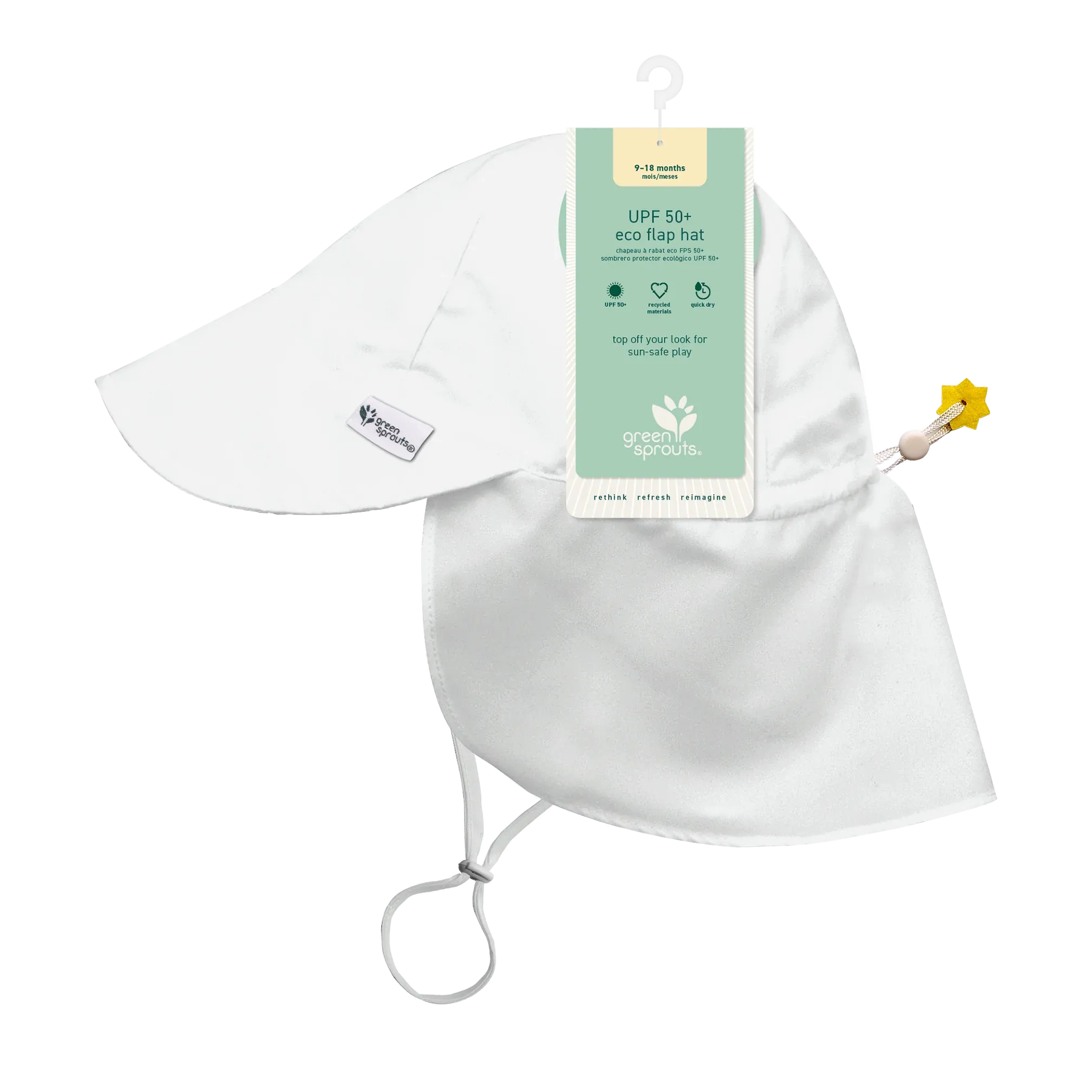 UPF50  Eco Flap Sun Hat