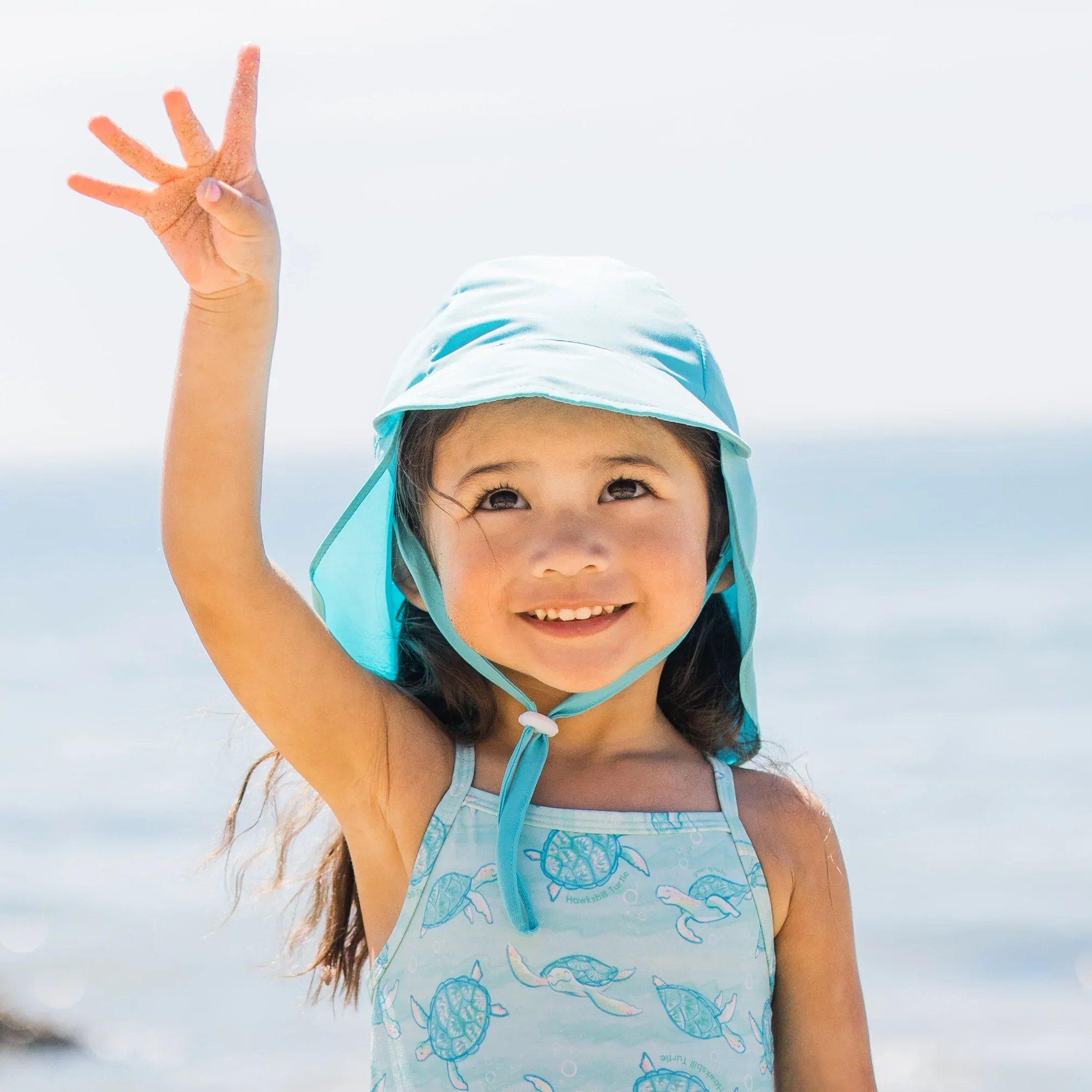 UPF50  Eco Flap Sun Hat