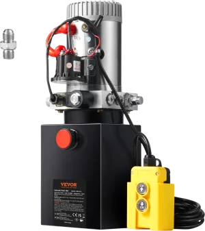 Vevor Hydraulic Pump Single Acting 4 Quart Power Unit 3200 PSI 12V New