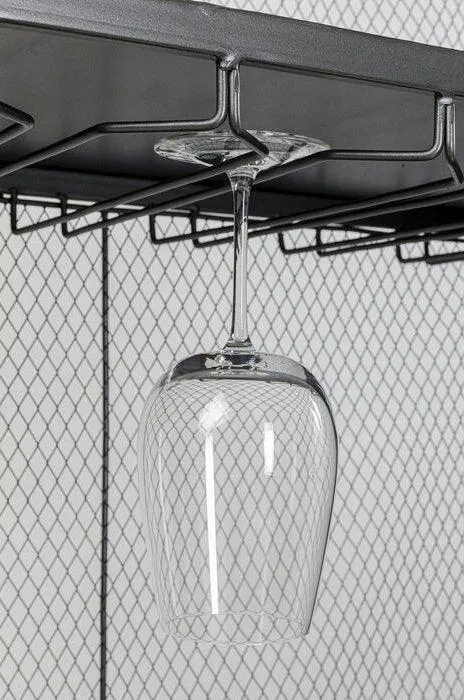Vinoteca Industrial Bar Cabinet