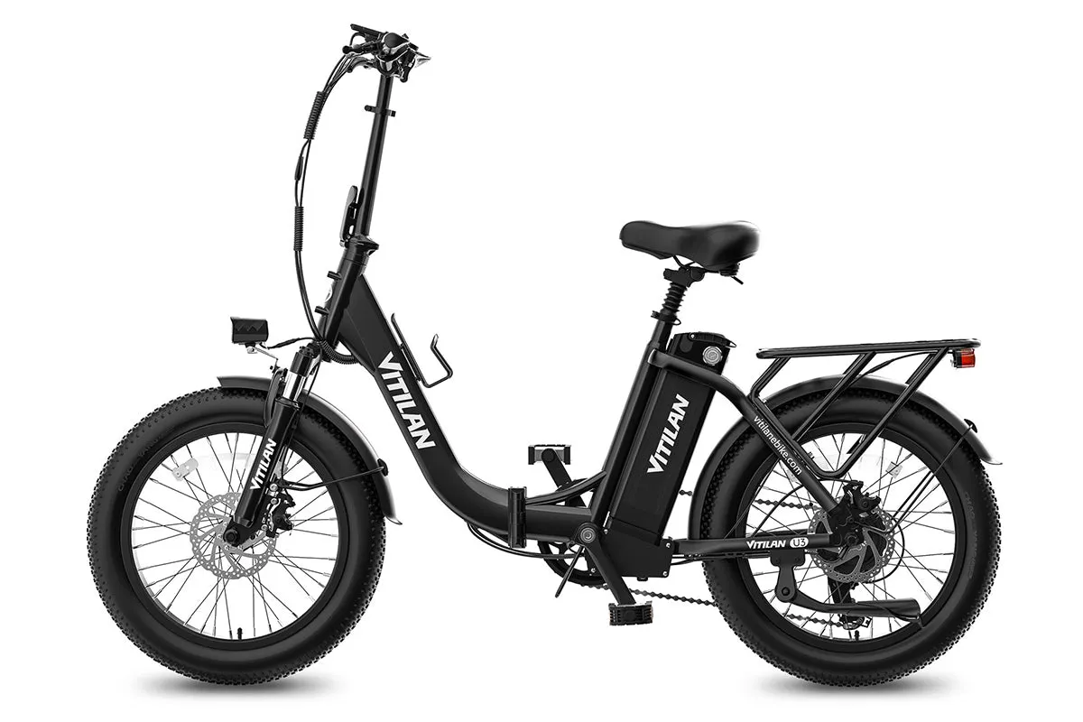 Vitilan U3 Full Suspension Foldable Fat Tire Electric Bike