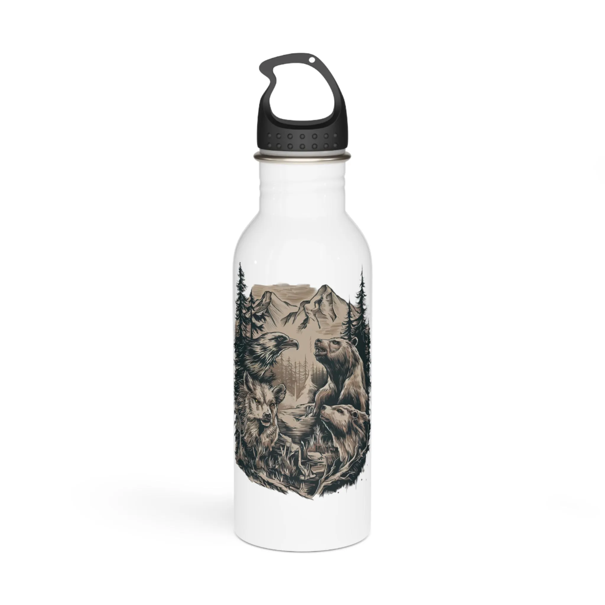 Wildlife Stainless Steel Water Bottle