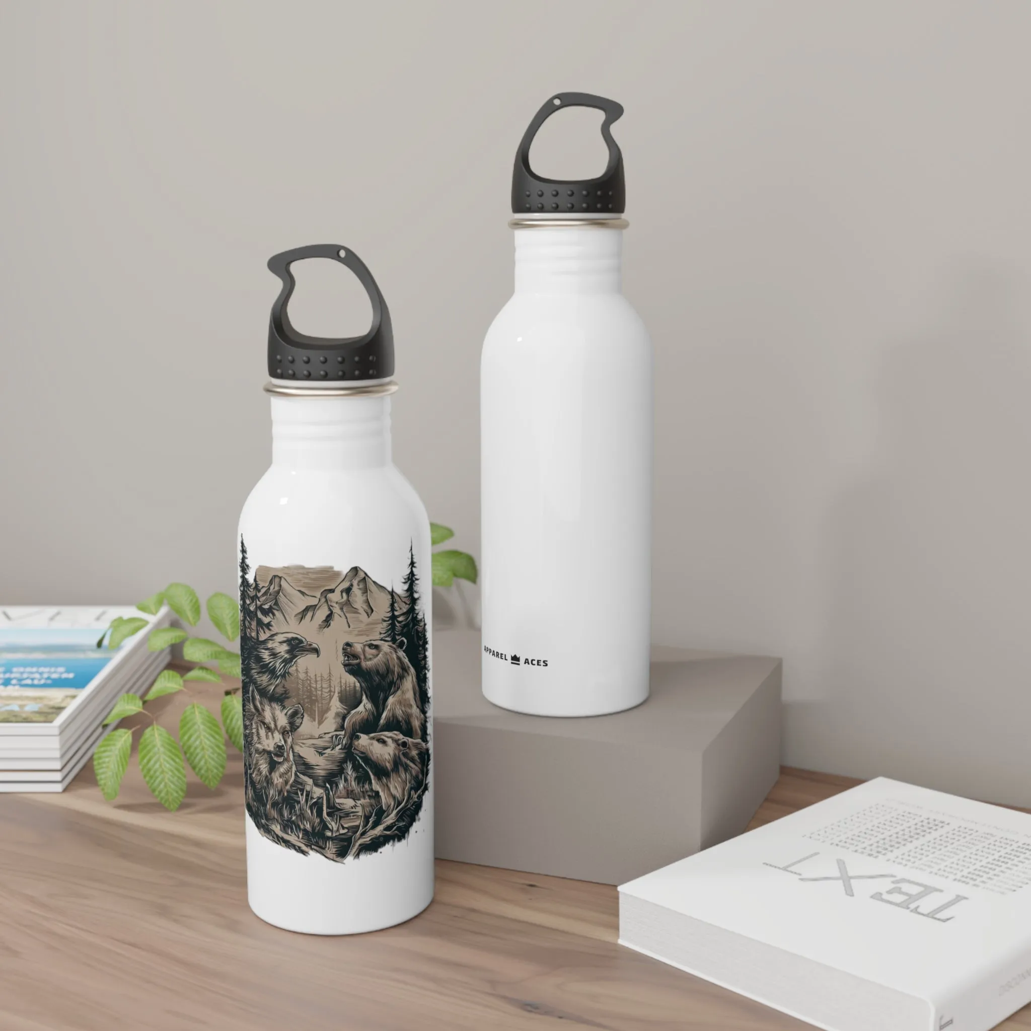 Wildlife Stainless Steel Water Bottle