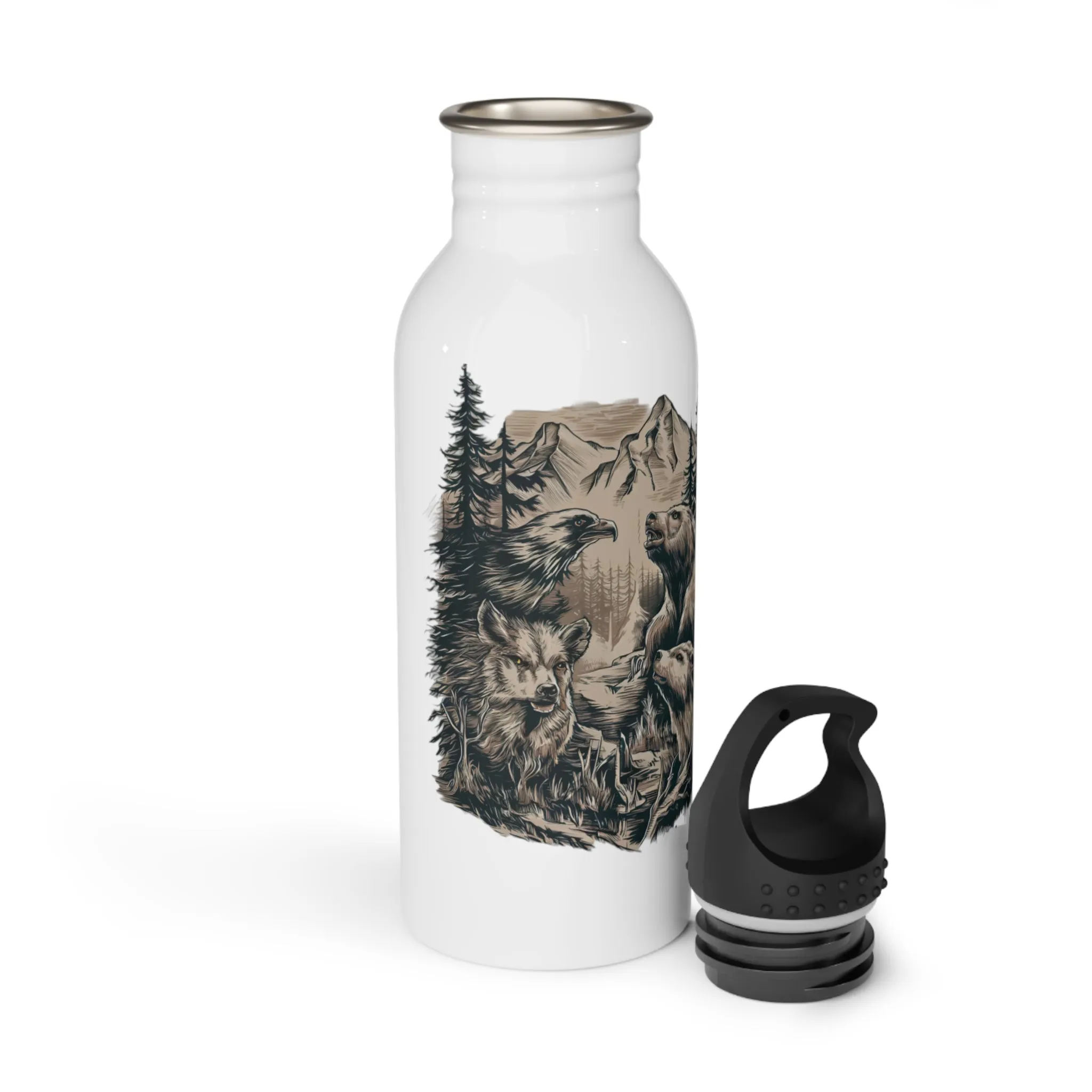 Wildlife Stainless Steel Water Bottle