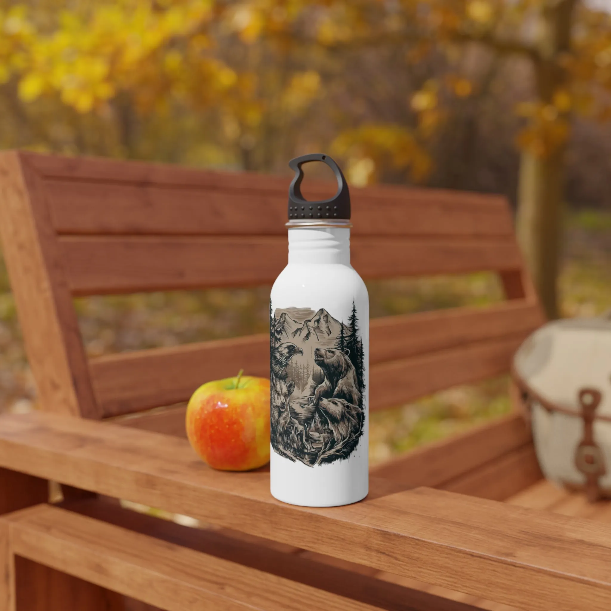 Wildlife Stainless Steel Water Bottle